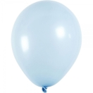 Balloons, D: 23 cm, light blue, round, 10pcs