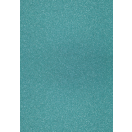 Glitter Card A4 petrol blue