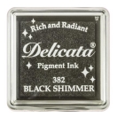 Delicata black shimmer inkpad