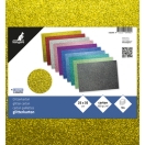 Glitter Card set 25x35cm, 10pcs