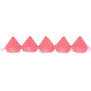 Pyramid beads, round, rose, 24 pcs, 10x10mm, 4 holes