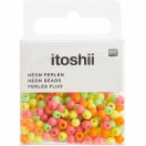 Itoshii pärlid Neon mix, ümar, 300tk, Ø 4 mm