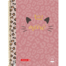 Wirebound Refill Pad "Sweet Wild Cat" A4, squared, 80 pages