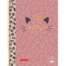 Wirebound Refill Pad "Sweet Wild Cat" A4, squared, 80 pages