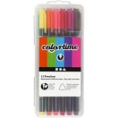 Colortime Marker, line width: 4.2 mm, asstd colours, 6pcs