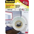 Fixing tape in a roll Scotch-Fix 4496W-1915-P 19mmx1.5m (2kg / 30cm), for mirror fixing
