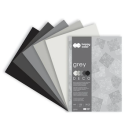 Colored paper Grey tones 20sh.