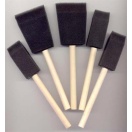 Foam Brush set, assorted 5pcs