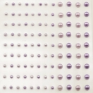 Self-adhesive pearls Light and Dark Lilac