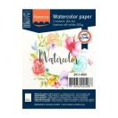 Watercolor paper Textured White A6 20pcs 300g