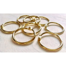 Book Ring D-19mm/ 4pcs gold