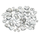 Home  Rhinestones, size 6+10+14 mm, silver, 252 pc/ 1 pack