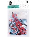 Iron-on beads, set square 