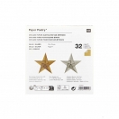 Origami Paper Set 15x15 gold-silver