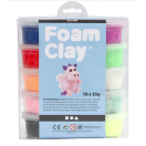 Modelleerimis-materjal Foam Clay 10x35gr