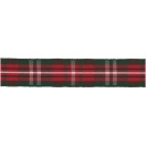 Check ribbon red / green, 16mmx3m