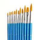 Artist Brush Set (6x flat, 6x round