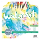Watercolour paper, WaterArt, 300gr 8sh, 30.5x30.5cm