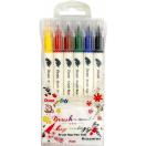 Pintselpliiatsite komplekt Brush Sign Pen Twin 6tk