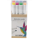 Alcohol based markers set 12pcs