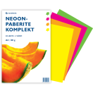 Värviline paber Neoon A4/20l- 5x4 värvi 80g