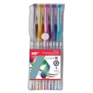 Coloured Metallic ballpoint pen set 5pcs