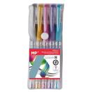 Coloured Metallic ballpoint pen set 5pcs