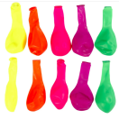 Balloons d-23cm, 10pcs/ neon.
