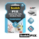 Kinnitusteip rullis Scotch-Fix 4910C-1915-P, 19mm x1,5m, 1kg/20cm, läbipaistev