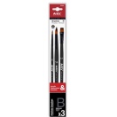 Brush set 3pcs,, synt.