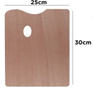 Palette 25x30cm wood