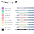 Geelpliiats Deco Gel 1.0 MilkyWay 206 Orange