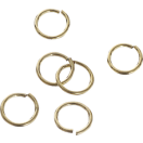 Metal rings 6.5x0.8mm gold 20pcs