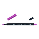 Calligraphy marker Tombow double nib mauve