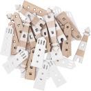 Deco-confetti lighthouse, nature, wood, 36 pcs