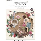 Disainpaber DIY plokk A4 32 lehte/ Vintage roses nr.44