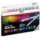 Dual tip Brush pen set 24pcs
