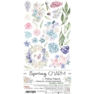 Disainpaber Elemendid 15x30.5cm, Flowers – Spring Charm 12+2l