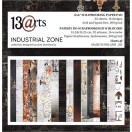 A block of papers Industrial Zone, 15x15cm