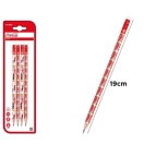 Graphite pencil  with eraser set 4pcs HB