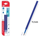 Erasable pen refill 3pcs, blue