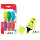 Highlighter mini set MP, 6pcs fluor