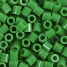 Fuse Beads, size 5x5 mm, hole size 2,5 mm, medium, med.green, 1100 pc/ 1 pack