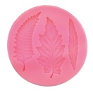 Silicone Mold ø 9x0,9cm Leaves