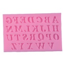 Silicone Mold Alphabet 9,5x6x0,9cm