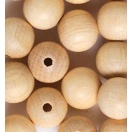 Beech beads 10mm 40pcs