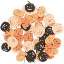 WOODEN confetti Pumpkin mix, 48pcs