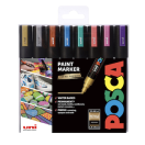 Marker Posca 5M metallik komplekt/ 8tk