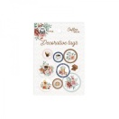 Set of paper tag Coffee Break 01 9pcs
