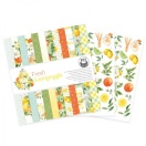 Disainpaberi plokk 30x30cm, 12+2lehte Fresh Lemonade